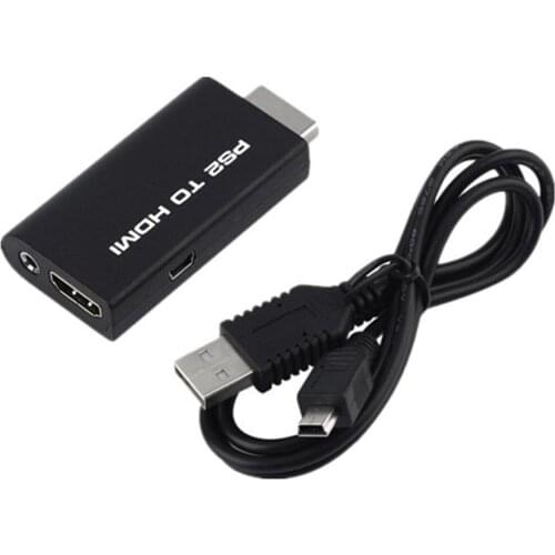 PS2 To HDMI-compatible Adapter Cable Audio Video Converter AV Cable Data Cord Adapter For SONY PlayStation 2Plug And Play Parts