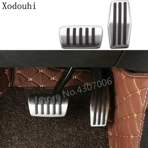 Car Cover Aluminium Alloy Foot Gas/petrol/oil Brake Rest Lamp Trim Pedal For Chevrolet Equinox Third GE 2017 2018 2019 2020
