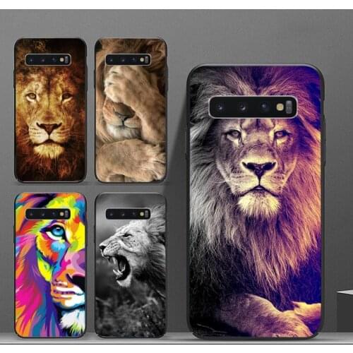 Lion Alpha Male Phone Case For Samsung galaxy S 8 9 10 20 21 30 A 30 50 51 70 note 10 plus Ultra 5g