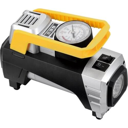 Multifunction 12V Car Air Compressor Pump Pointer Display Inflator With Light