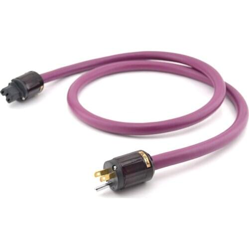 HIFI 1.5m high performance SP-9 power cable, gold plated US plug power supply cable