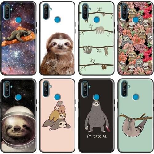 Sloth Stack Soft For OPPO Realme 6 7 Pro X7 X50 GT C11 C3 Cover For OnePlus 8 Pro Nord 8T 7T Phone Case