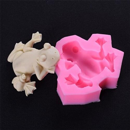 Frog silicone fondant mold diy cake chocolate candy bakeware tools