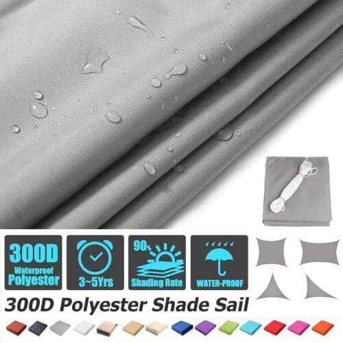 Pergola Cover Canopy 300D 160GSM Waterproof Polyester Oxford Fabric Shade Sail Right Triangle Tent Sunshade
