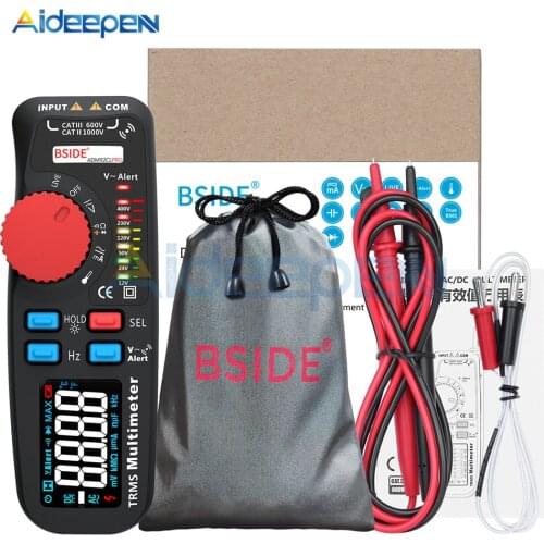 ADM92CL PRO TRMS Professional Dual Mode Digital Multimeter Tester 6000 Counts AC/DC Voltage Current Resistance Ohm Temp Meter