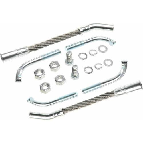 Duraflex Ice Scratchers with Carbide Tips (Pair of 2 pcs) Snowmoble Reverse Scratcher