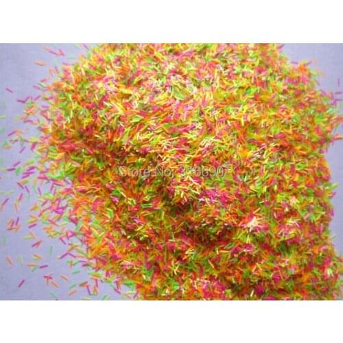 Solvent Resistant Glitter Mix stripe glitter Mix Raw Nail Glitter Mix for Nail Polish and Nail Art