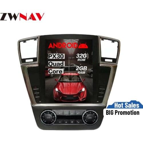 Vertical tesla screen Android 7.1 Car Multimedia Player For MERCEDES-BENZ ML 2012-2016 GL 2013+ GPS Navi radio stereo Head unit