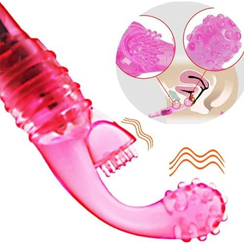Finger Vibrator Female Masturbation Clit G spot Orgasm Massager Stick Dildo Triple Vibrating Stick Sex Toys for women products