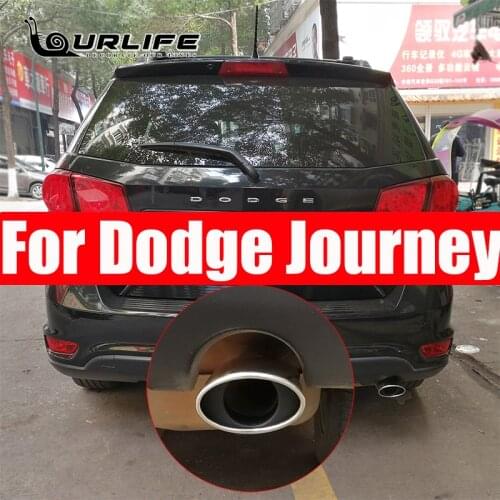 High Quality T304 Stainless Steel Exhaust Muffler Tip For Dodge JCUV Journey Accessories 2013 to 2019