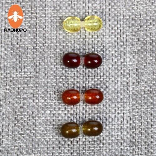 HAOHUPO Thread Clasps Natural Amber Bead Connector Clasp Necklace Hidden Clasp Buckle Component Thread Clasp for Jewelry Making