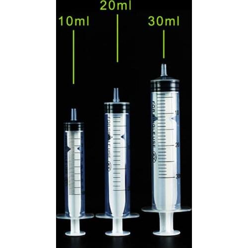 10ml/20ml/30ml Reusable Syringe Tools Empty Lip Gloss Tubes Clear Lipgloss Container Lip Glaze Bottle DIY Tools Wholesale