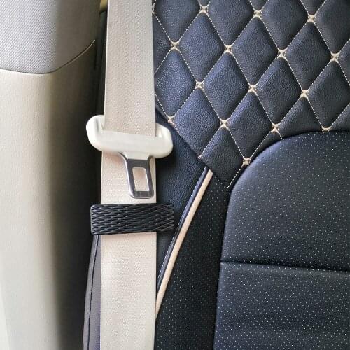 2PCS Car Safety Seat Belt Buckle Clip Seatbelt Stopper Adjuster Clip To Relax Shoulder Seat Belt fixing Clips