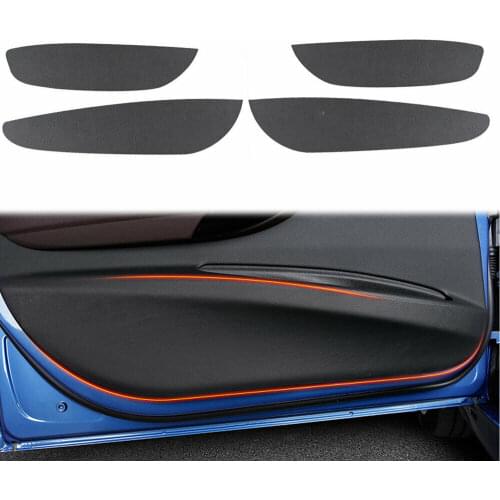 4pcs PU Leather Car Door Inner Protective Anti-Kick Pad Protection Film Sticker Cover Trim For BMW 3 Series F30 F31