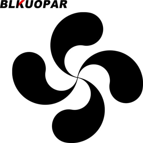 BLKUOPAR for Lauburu Car Stickers Sunscreen Fashionable Decals Scratch-Proof Funny Windshield Motorcycle Decor Car Label