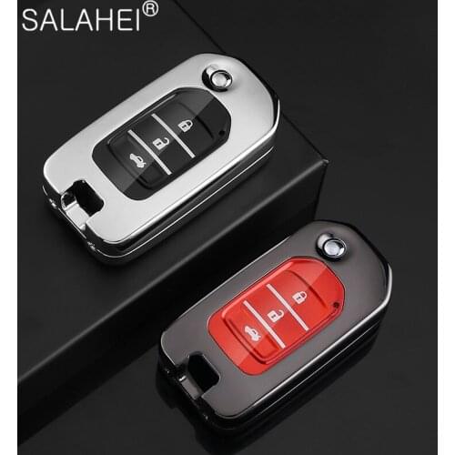 Zinc Alloy Car Key Cases Cover For Honda CivIc HRV CRV XRV Accord Jade Crider Odyssey Pilot 2015 2016 2017 2018 Protect Shell