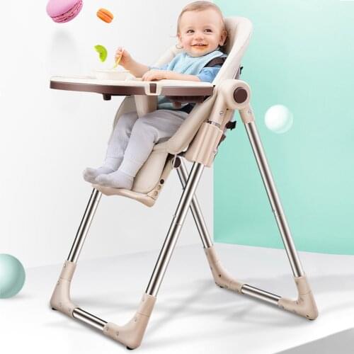 Baby Highchair For Feeding Authentic Portable Baby Seat Booster Seat Adjustable Folding Chairs For Children For Dropshipping