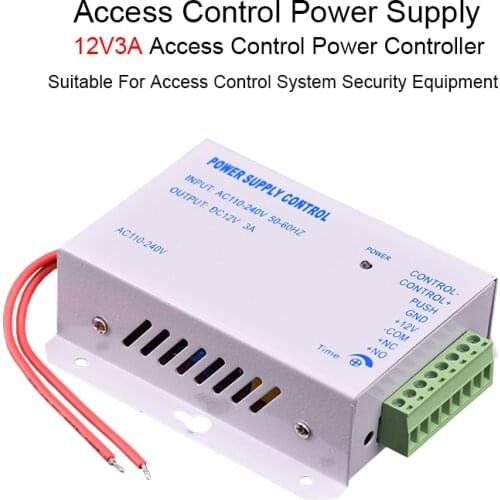 Eseye Access Control Power Supply DC 12V 3A RFID Door Access Control System AC 110-240V High Quality Machine