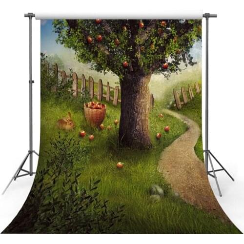 Mehofond Photography Background Fairytale Forest Cartoon Jungle Wood Trees Newborn Baby Portrait Decor Backdrop Photo Studio