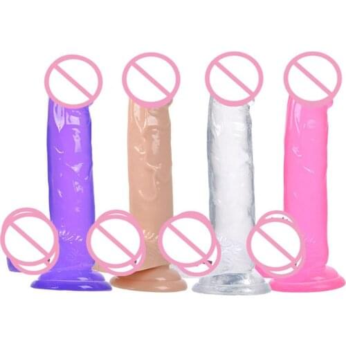 Simulation models artificial dildo penis dick masturbation dildo 4 color sex toys female adult supplies female masturbating