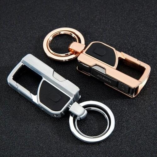 Creative LED Lights Car Keychain Pendant For Hyundai Tucson Mitsubishi Lancer Subaru Forester Audi A5 Auto Styling Key Ring