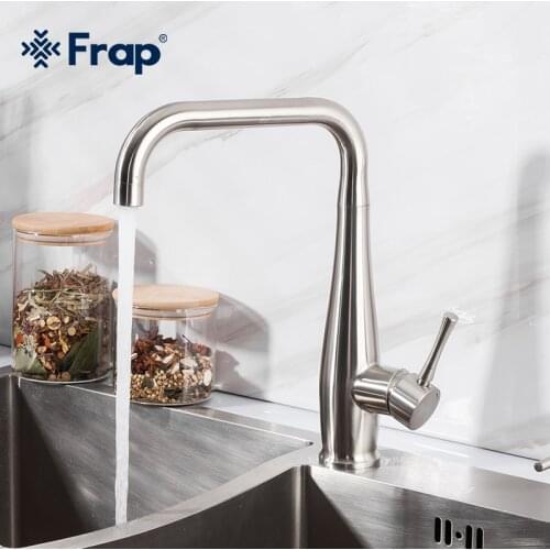 Frap Kitchen Faucet Stainledd Steel Kitchen Sink Mixer Faucet Cold & Hot Water Tap Torneira Cozinha F40899-7
