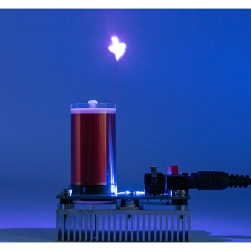 Mini Music Tesla Coil Space Lighting Artificial Lightning / Scientific Experiment