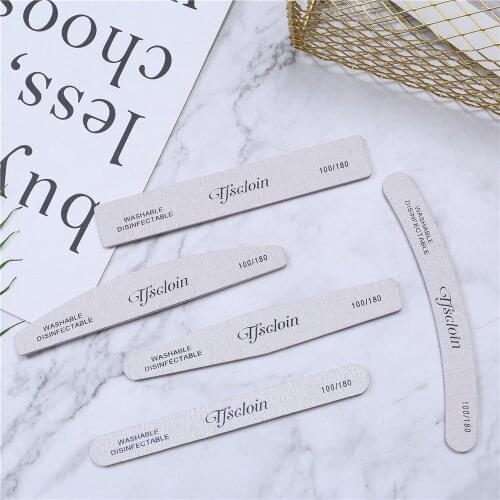 10pcs/lot Sandpaper Nail for Gel Nails Professional Nail File Nail Art Tools Grinding Polishing Manicure Care Tools