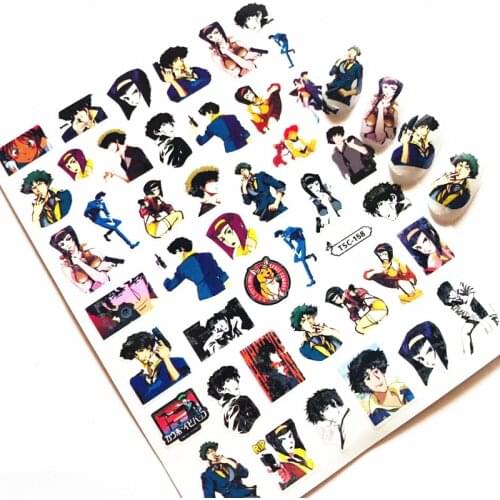 HANYI series HANYI-169-170 vintage line pattern DESIGNS COOL 3d nail art stickers decal template diy nail tool decorations