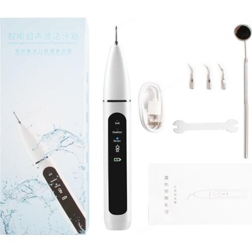 Ultrasonic Tooth Cleaner Household Dental Tool Calculus Remove Stains Tartar Portable USB Charging Oral Hygiene Whitening Scale