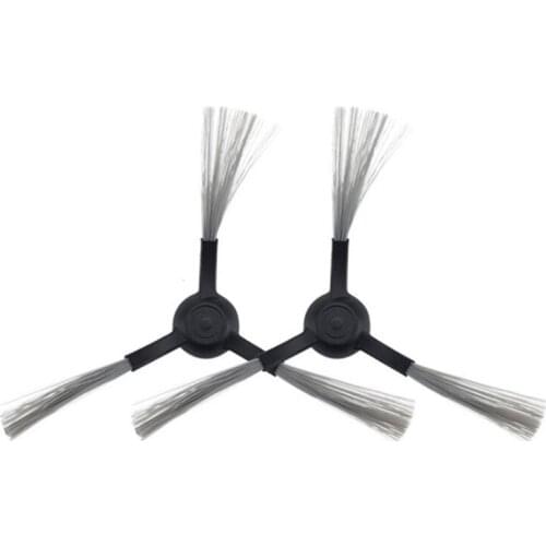 SANQ 2 Pieces for Xiaomi Mi Roborock 1C Robot Vacuum Cleaner Parts Replacement Side Brush Spare Parts Black Side Brush