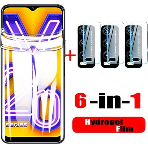 6in1 Screen Protection for Vivo Y20 Hydrogel Film for Vivo Y 20 20y Protective Film for Vivo Camera Lens Tempered Glassese Film