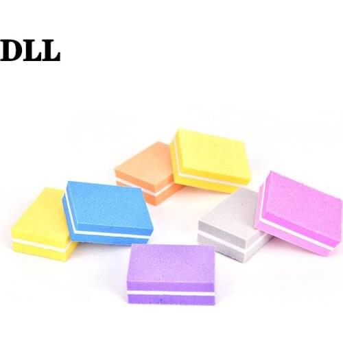 1/5/20pcs Double Sided Pedicure Manicure Small File Nail Tool Mini Nail Sponge Nail File Buffer Block Buffing Sanding