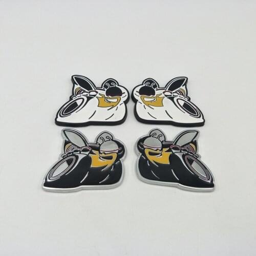 1 Pair For Challenger Charger ScatPack Super Bee SRT Fender Trunk Emblem Badge 60*55mm