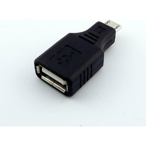 1pcs F/M USB 2.0 A Female To Micro USB B 5 Pin Male Plug OTG Adapter Converter