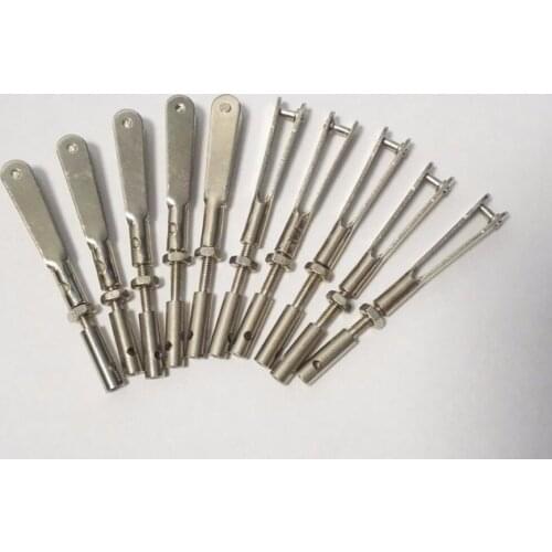 10pcs/bag * Metal Clevis with Hollow shaft D2+M2xL20mm