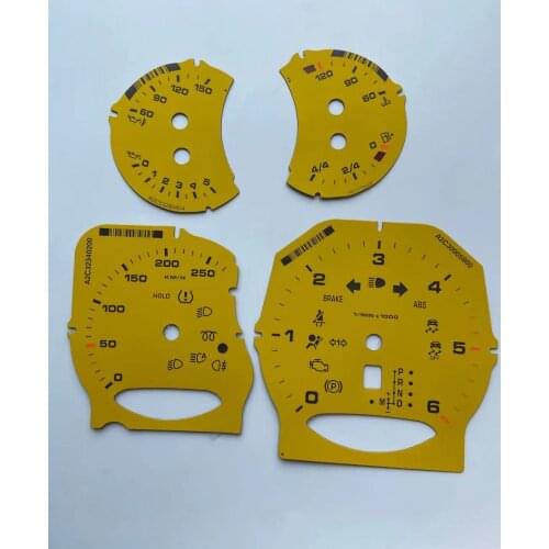 250KM/H Gauge Face For Porsche Cayenne Diesel 958 92A Speedo Gauge Instrument Cluster Overlay 6RPM