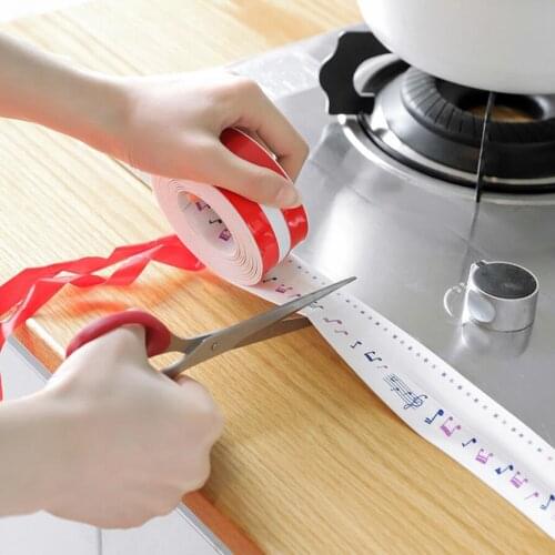 3.8cm Adhesive Sealing Tape For Bath Wall Caulk Strip Mould-Proof - White, 320x3.8cm