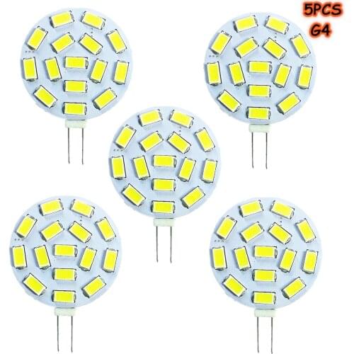 3W LED Lamp Bulb G4 Bi-pin Lights 5730SMD 15 Leds AC/DC 12V 24V DC Replace Halogen Spotlight Chandelier Boat Light