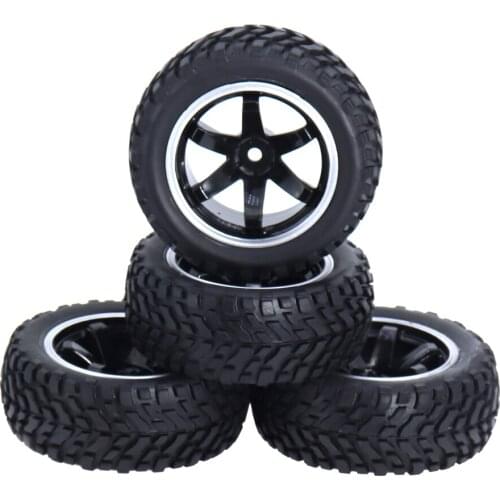 4PCS rc car parts 1/10 Scale 75mm Rally Car Tyres for 1:10 Off-road On Road Car Traxxas Tamiya HSP HPI Kyosho