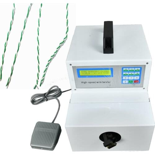 Automatic cable coiling machine twisted pair cable wiring harness braiding machine wire twist tie machine