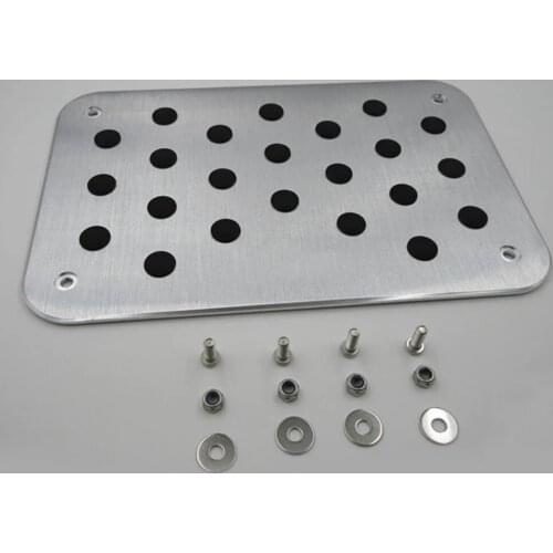 Car acccessories For Mazda 2 3 5 6 CX-3 CX-4 CX-5 CX-7 ATENZA Universal Floor Carpet Mats Pedal Pads Footrest Plate stickers