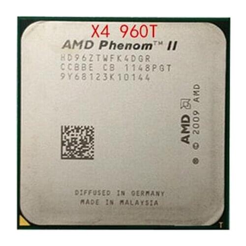 Free shipping cpu phenom II X4 960T scattered pieces L3 6MB 3.0G AM3 Processor scrattered pieces