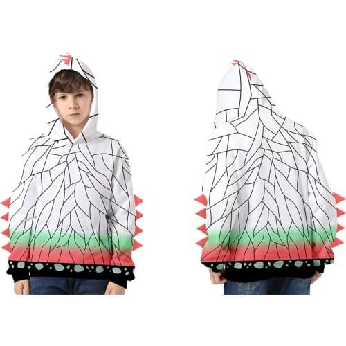 Kids Girls Boys Childrens Clothing Hoodie Hat Dinosaur Polka Dot Printing Cartoon Animal 1-9T