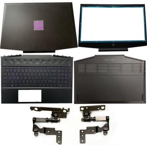 Purple Laptop For HP Pavilion 15-DK L57174-001 L57593-001 L65255-001 LCD Back Cover/Front Bezel/Hinges/Palmrest/Bottom Case