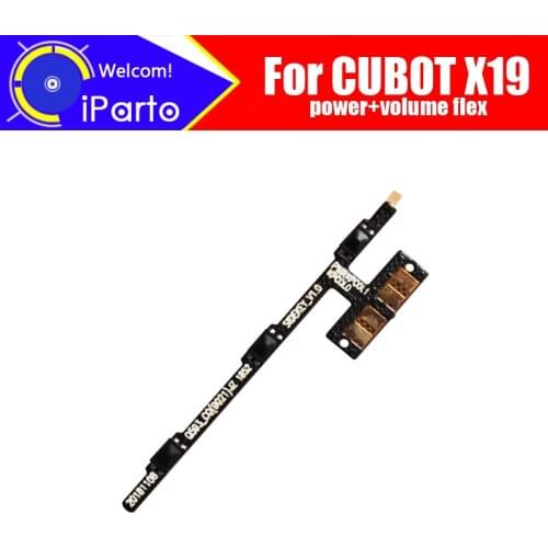 CUBOT X19 Button Flex Cable 100% Original Power+Volume Button FPC Wire Flex Cable repair accessories for X19