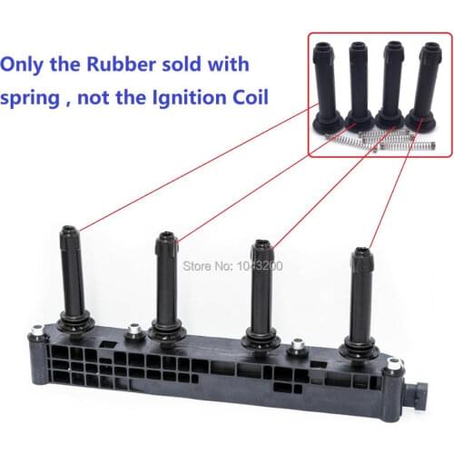 96415010 Ignition Coil Rubber Kit With Spring For Holden Viva JF 05-09 4 Cyl. 1.8L F18D3 For Chevrolet Optra 2.0L ZS508