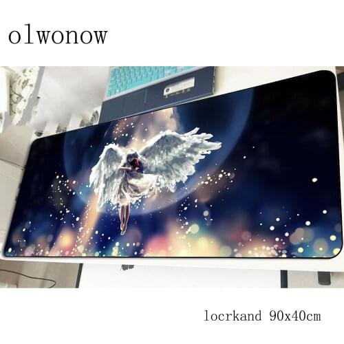 Angel Beats pad mouse computer gamer Domineering mouse pad 900x400x3mm padmouse best Indie Pop mousepad gadget office desk mats