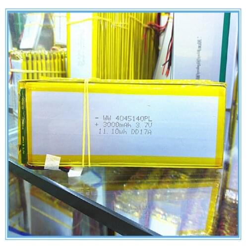 Best battery brand 4045140 3.7 V tablet MID panel 3000 mah