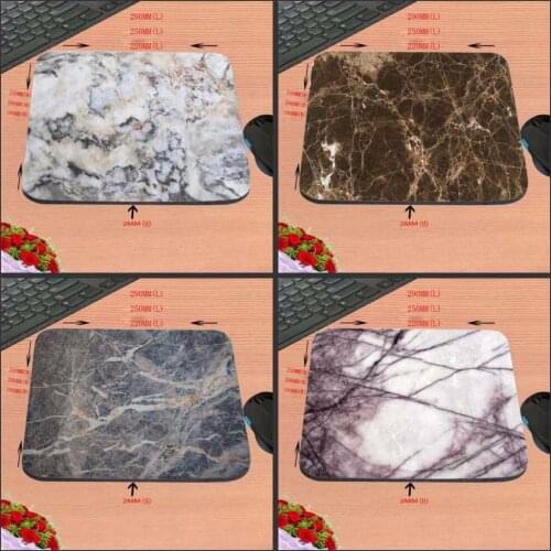 Mairuige New Arrivals Old Marble Top Selling Luxury Printing Custom Skin Non Slip Durable Rubber Mousepad for PC Optical Mouse